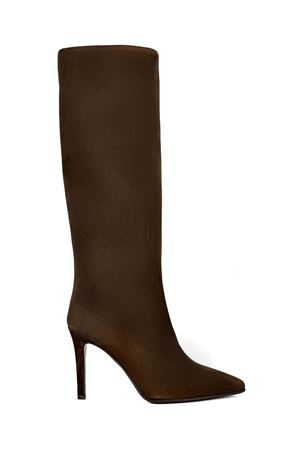 Brown suede high boot FRANCO RUSSO | 3560TMORO